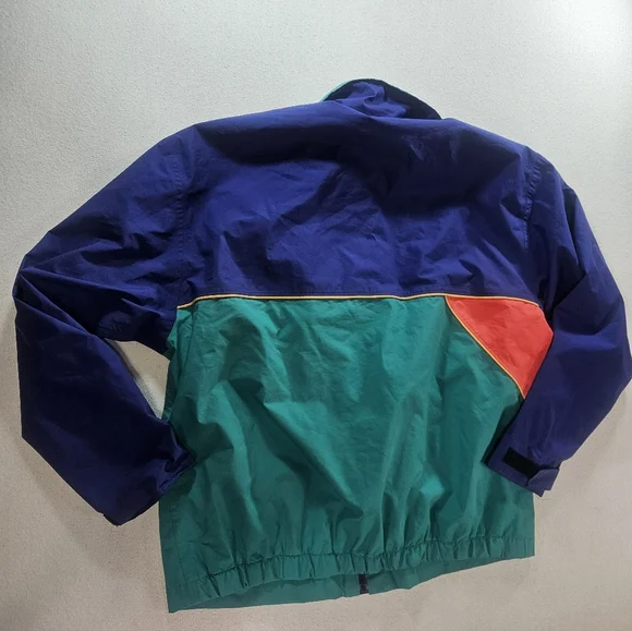 LinkSport Gore-Tex Jacket XL Made USA 90s Colorblock - Picture 9 of 9